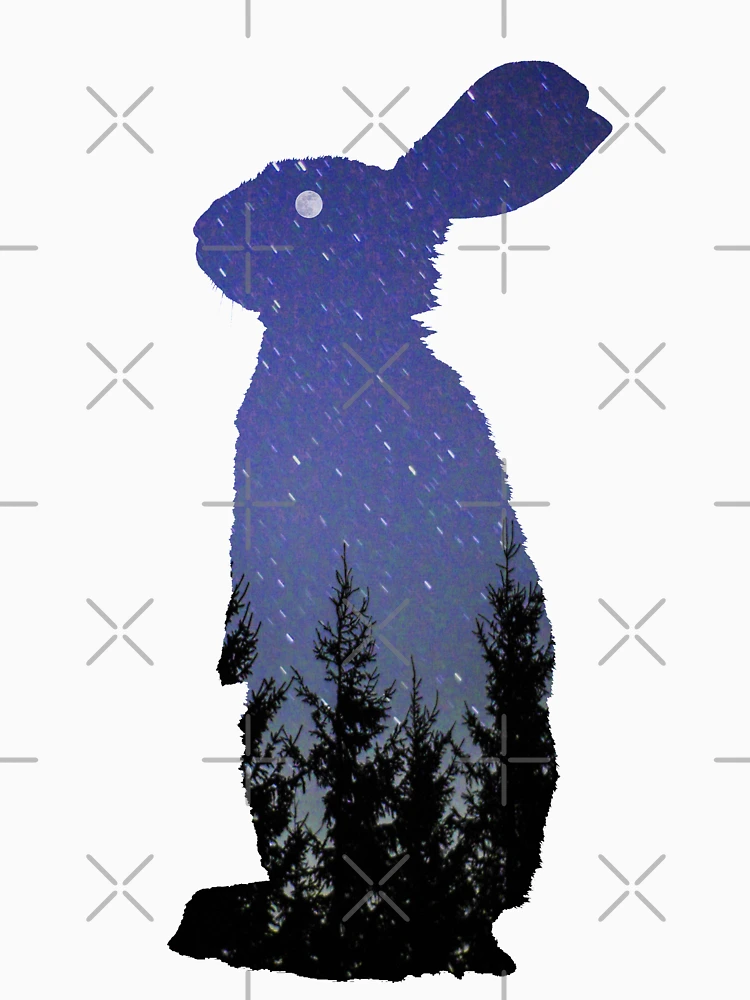 Thumbnail 6 of 6, Pullover Hoodie, Moon Rabbit designed and sold by CGDesignsIL.
