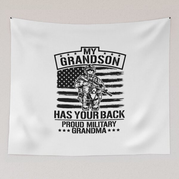Item preview, Proud Army Grandma, My Grandson Has Your Back | Gift Idea  | Gift For Grandma | Gift For Grandpa | Gift For Son | Gift For Grandson designed and sold by LanPhan.