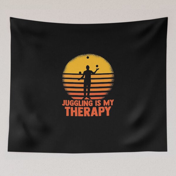 Item preview, Juggling is my Therapy Juggling Balls Jesters Juggler designed and sold by Nessshirts.