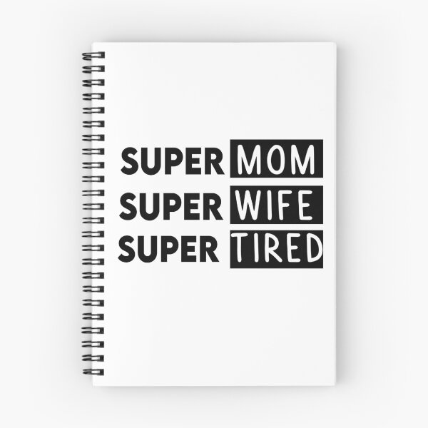 Artikelvorschau, Super Mutter Super Frau Super müde süße Herzen Muttertag lustiges Geschenk entworfen und verkauft von Heddar Badreddine.
