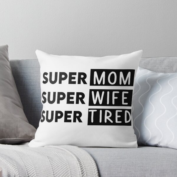 Artikelvorschau, Super Mutter Super Frau Super müde süße Herzen Muttertag lustiges Geschenk entworfen und verkauft von Heddar Badreddine.