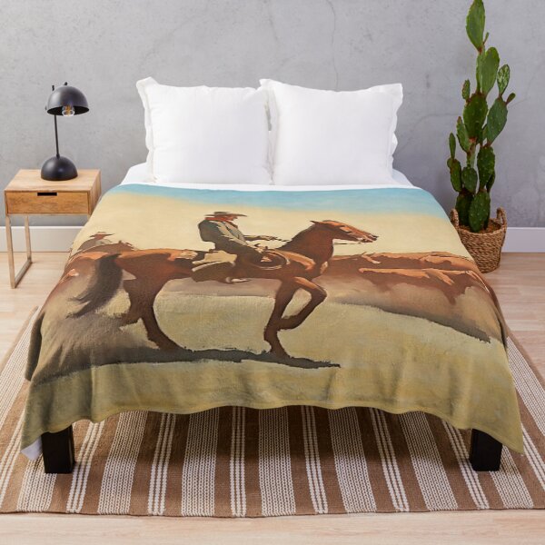 Item preview, “Trail Herd” Western Art by Maynard Dixon designed and sold by PatricianneK.