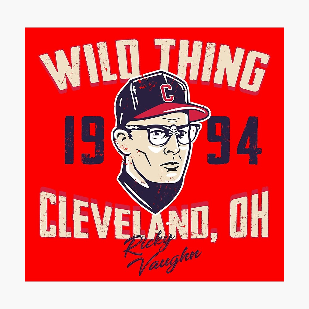 Ricky Vaughn Cleveland Indians "Wild Thing" jersey Shirt