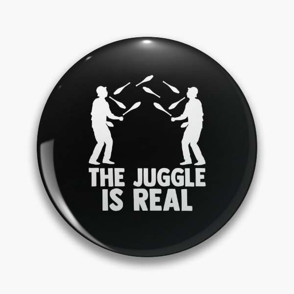 Item preview, The Juggle is Real Diabolo Contact Juggling Jugglers Jesters designed and sold by Nessshirts.