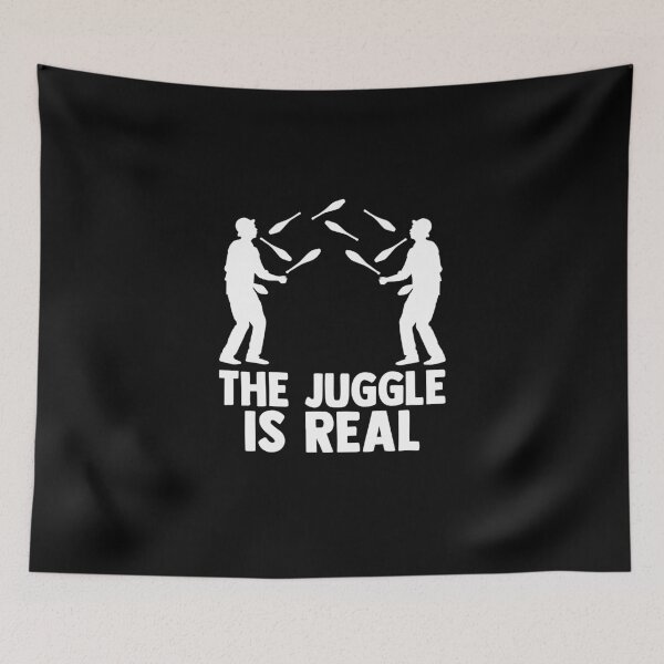 Item preview, The Juggle is Real Diabolo Contact Juggling Jugglers Jesters designed and sold by Nessshirts.