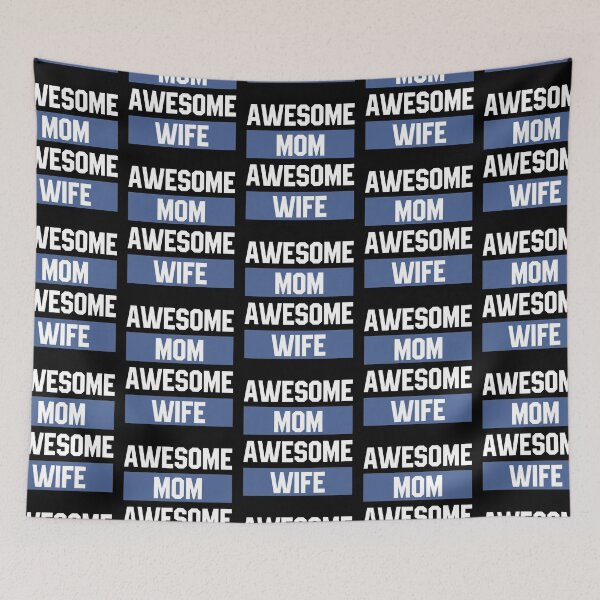 Item preview, Awesome Mom Awesome Wife - Mothers's Day Gift designed and sold by DiogoCalheiros.
