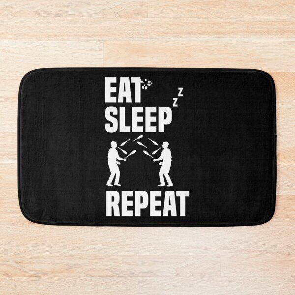 Item preview, Eat Sleep Juggling Balls Repeat Funny Design for Jugglers designed and sold by Nessshirts.