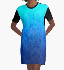Ombre Graphic T-Shirt Dress