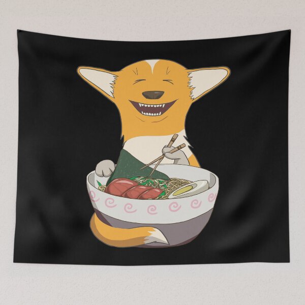 Item preview, Cute Corgi Ramen Kawaii Anime Dog Lover Japanese Noodles designed and sold by r-silver.