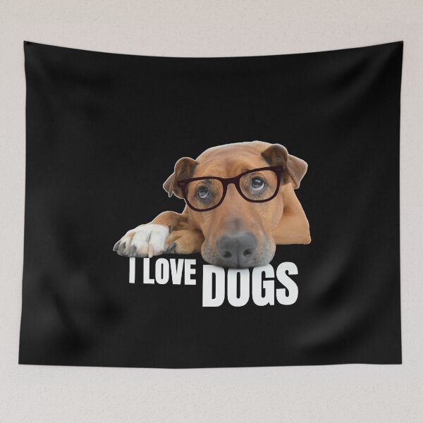Item preview, I love dogs and they love me back! designed and sold by RomualdGR.