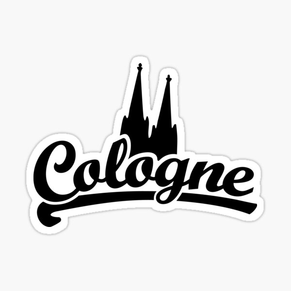 Cologne Classic with Cologne Cathedral Black Sticker