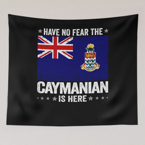 Item preview, Have No Fear The Caymanian Is Here  Cayman Islands Flag Design designed and sold by JJDzignsShop.