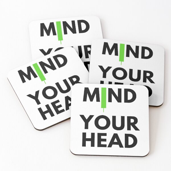 Item preview, Mind Your Head (artwork1 black) designed and sold by TraderShirts.