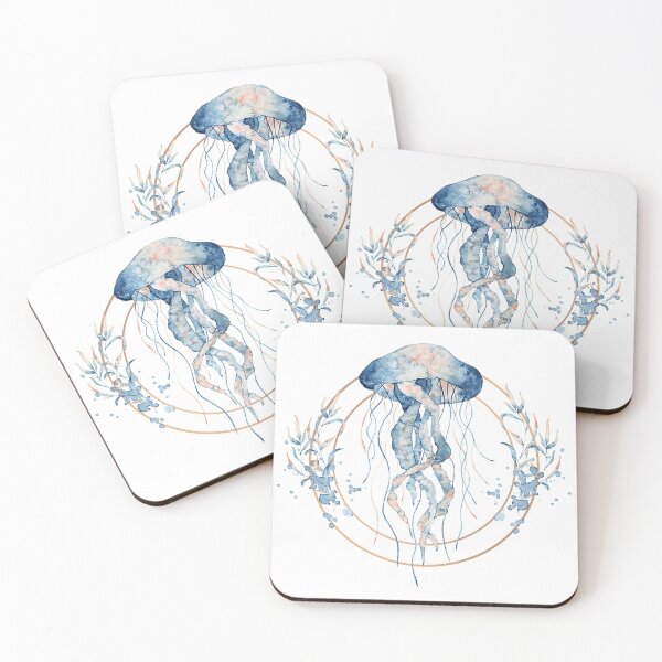 Item preview, Watercolor jellyfish  designed and sold by editanagy.