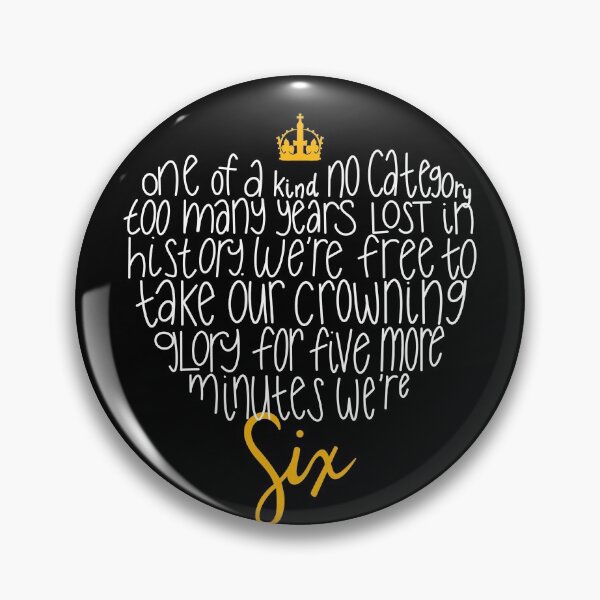 Item preview, Six: The Musical Hand-lettered Heart Lyrics: One of a Kind, No Category designed and sold by undercoverlover.