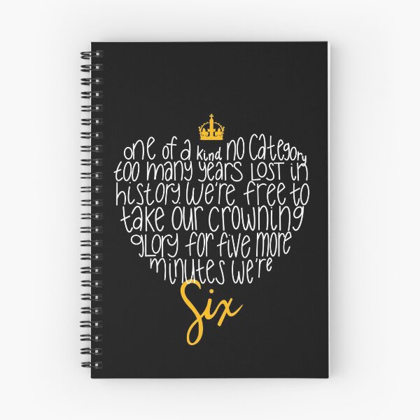 Item preview, Six: The Musical Hand-lettered Heart Lyrics: One of a Kind, No Category designed and sold by undercoverlover.