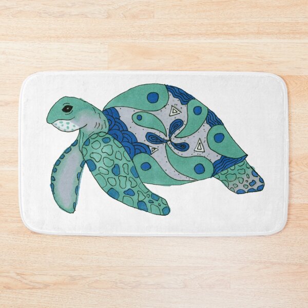 Item preview, Paisley turtle, white designed and sold by Sonderblume.