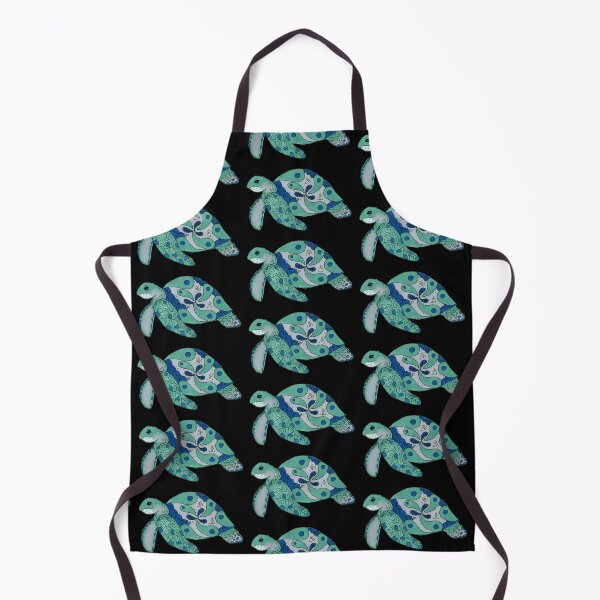 Item preview, Paisley turtle, black designed and sold by Sonderblume.