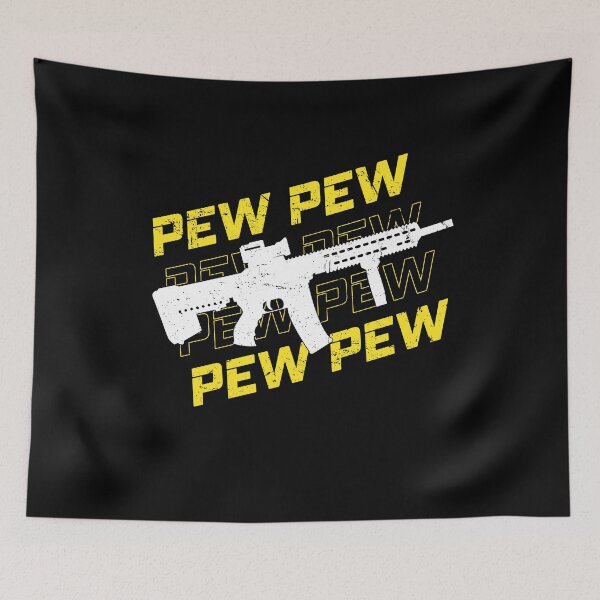 Item preview, Pew Pew Pew Gun Pro 2a 2nd Amendment designed and sold by American-Proud.