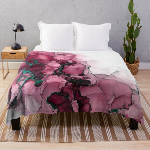 Artikelvorschau, Die Valley Alcohol Ink Pink entworfen und verkauft von EzbieArt.