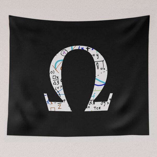 Item preview,  omega math symbole with math table theme  designed and sold by Ssilky.