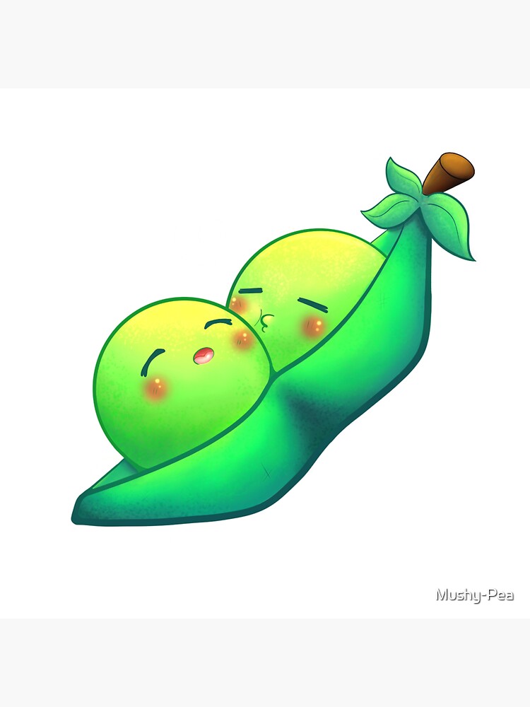 "Two peas in a pod" Sticker for Sale by MushyPea Redbubble