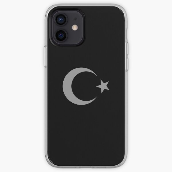 Turkey flag black color iPhone Soft Case