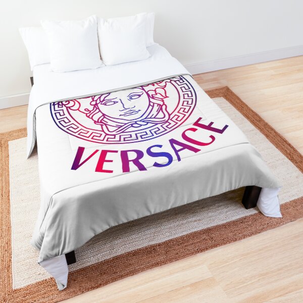 reinbow purple head of medusas Comforter