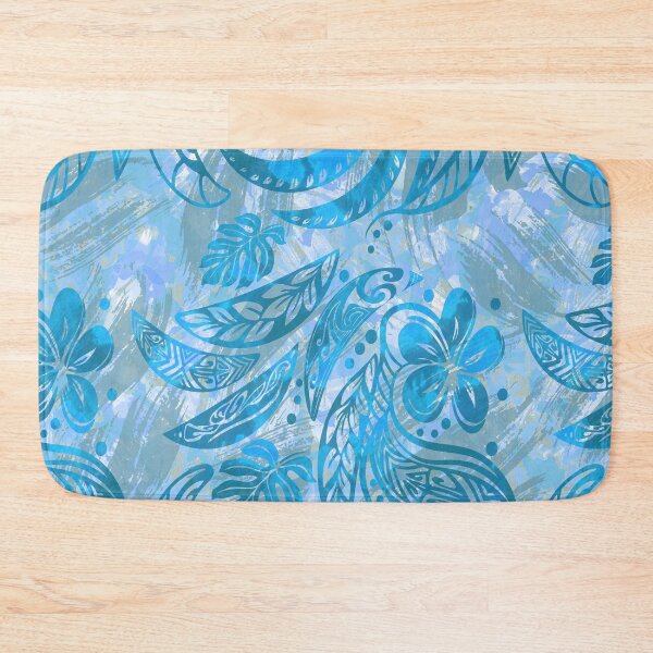 Item preview, Hawaiian Painted Blue designed and sold by sunnthreads.