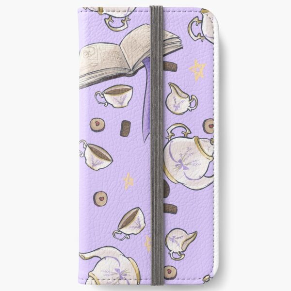 Tea and Spellbooks Repeat iPhone Wallet
