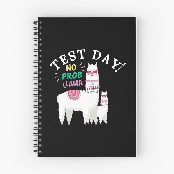 Item preview, Test Day no prob Llama, Funny Teachers Testing Day, llama lovers gift idea designed and sold by Shozon.