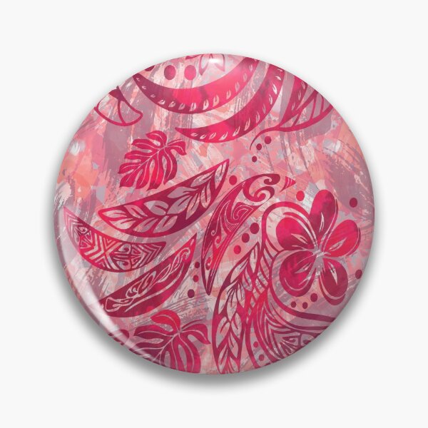 Item preview, Hawaiian Painted Lava Red designed and sold by sunnthreads.
