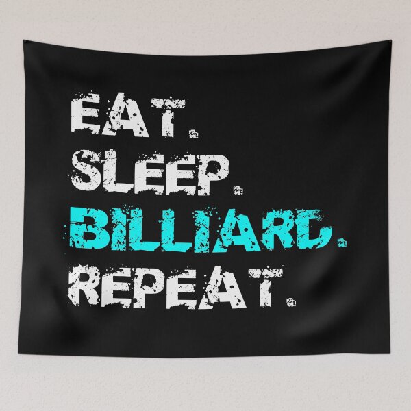 Item preview, EAT SLEEP BILLIARDS REPEAT designed and sold by diego75bcn.