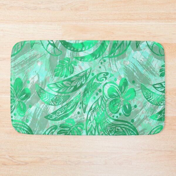 Item preview, Hawaiian Painted Ocean Green designed and sold by sunnthreads.