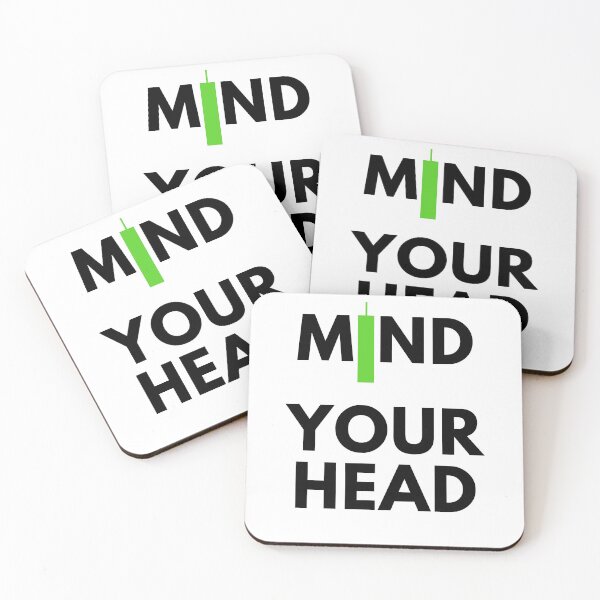 Item preview, Mind Your Head (artwork 2 Black) designed and sold by TraderShirts.