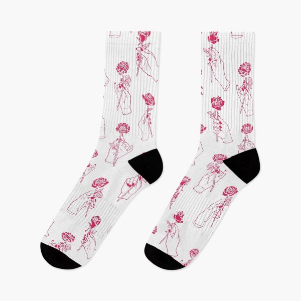 Item preview,  Hands Holding Red Roses Countour designed and sold by Paisley Yazel.