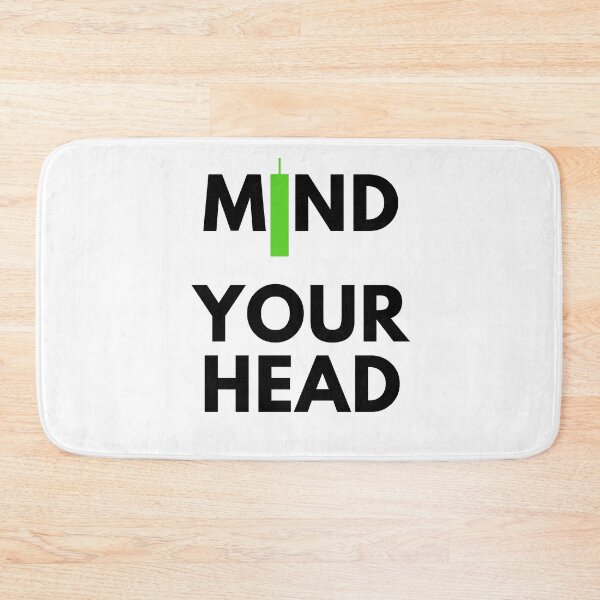 Item preview, Mind Your Head (artwork 2 Black) designed and sold by TraderShirts.