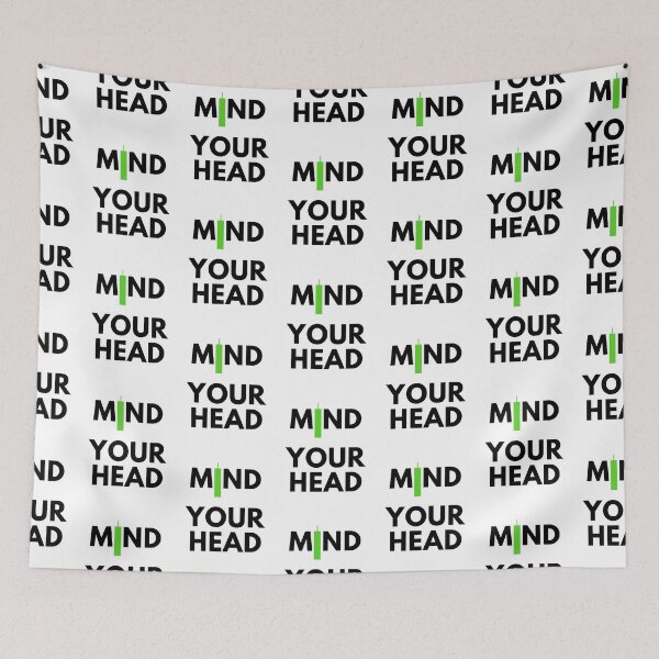 Item preview, Mind Your Head (artwork 2 Black) designed and sold by TraderShirts.