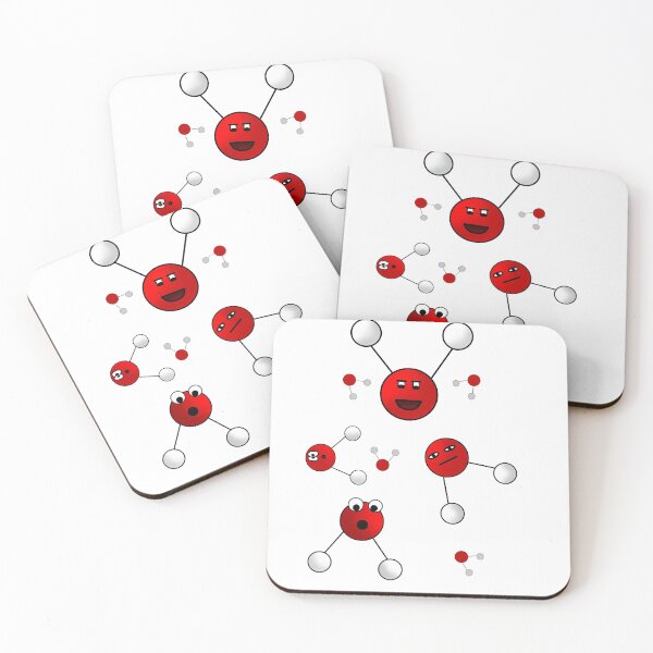 Item preview, Drink water - water molecule cartoon designed and sold by EzbieArt.