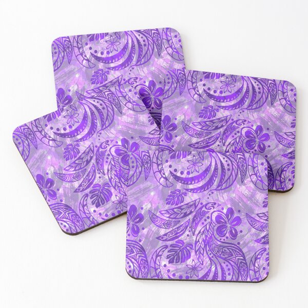 Item preview, Hawaiian Painted Purple designed and sold by sunnthreads.