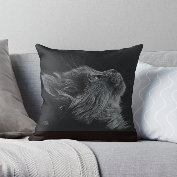 "Curiosité" par Sab Arts Coussin