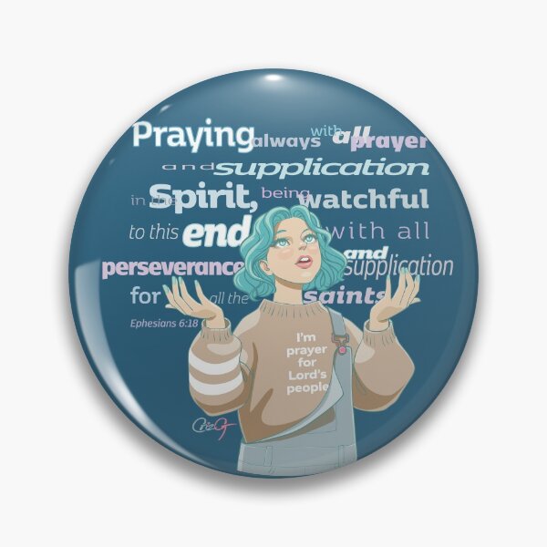 Item preview, Prayer for Lord's People, Ephesians 6:18. designed and sold by CrizG.