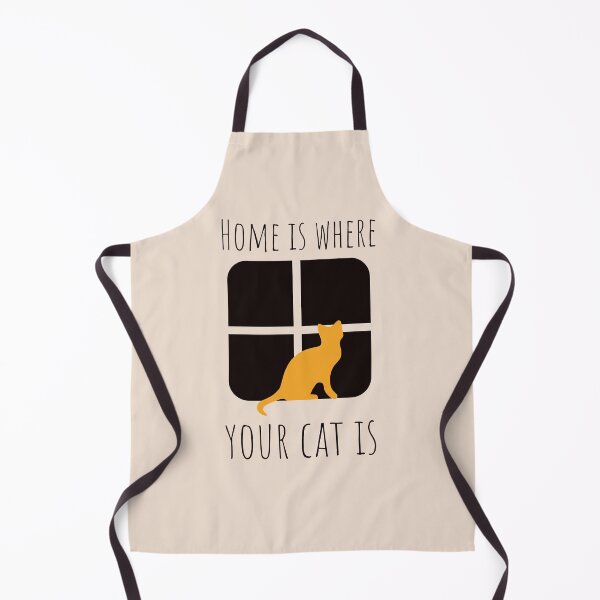 Item preview, Home Is Where Your Cat Is - Orange Cat, Fun For Cat Mom, Cat Dad designed and sold by MaryKunzGoldman.