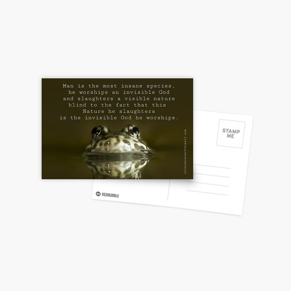 An Insane Species Postcard
