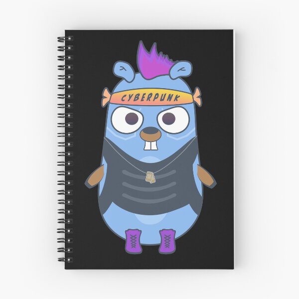 Item preview, Golang gopher punk style designed and sold by Olena Du.