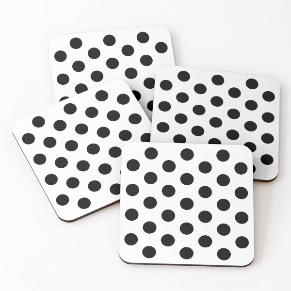 Item preview,  Medium BLACK & WHITE POLKA DOTS designed and sold by RachelMacht.