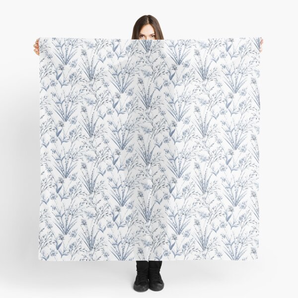 Wild Fields (Blue) Scarf