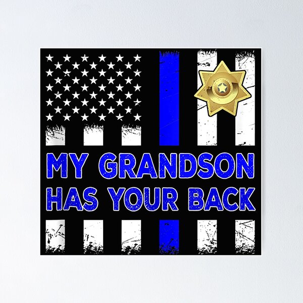 Item preview,  My Grandson Has Your Back | Gift Idea  | Gift For Grandma | Gift For Grandpa | Gift For Son | Gift For Grandson designed and sold by LanPhan.