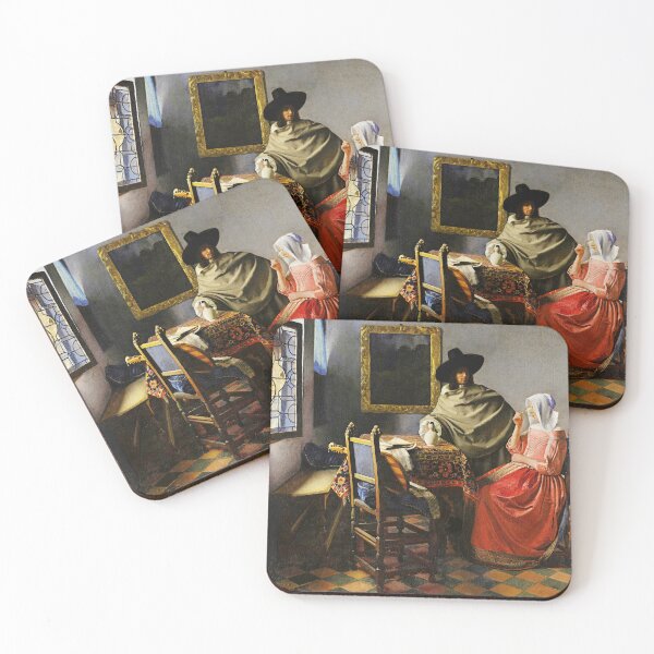 Item preview, The Wine Glass - Johannes Vermeer designed and sold by brushandframes.
