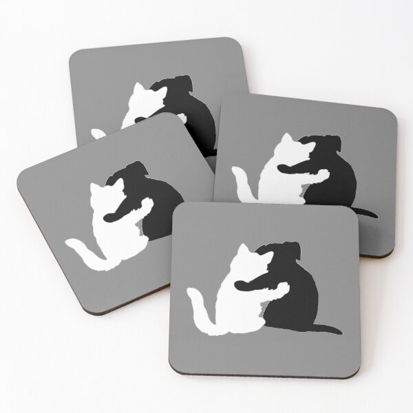 Item preview, You and Me, Pet Pals - White and Black designed and sold by Sweetie Spicy.